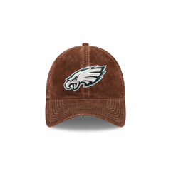 Philadelphia Eagles Washed Brown Corduroy Casual Classic Adjustable Hat