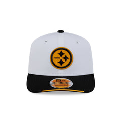Pittsburgh Steelers 2026 Sideline White 9SEVENTY Stretch-Snap Hat