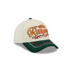 Texas Rangers Cinco de Mayo Chrome White 9FORTY A-Frame Snapback Hat