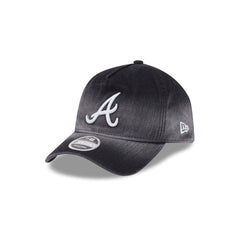 Atlanta Braves Washed Black Denim 9FORTY A-Frame Unstructured Snapback Hat