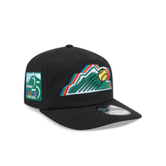 Colorado Rockies Multicolored Logo Black 19TWENTY Snapback Hat