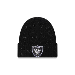 Las Vegas Raiders Speckled Cuff Knit Beanie Hat