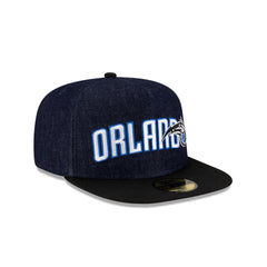 Orlando Magic Navy Denim 59FIFTY A-Frame Fitted Hat