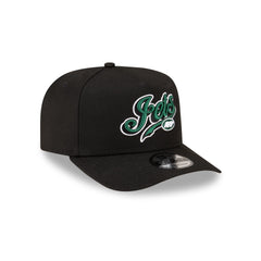 Born x Raised x New York Jets Script Black 9FIFTY A-Frame Snapback Hat