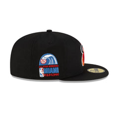 Miami Heat 1988-1998 Hardwood Classics Black 59FIFTY Fitted Hat