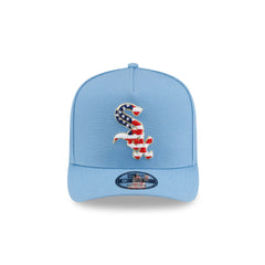 Chicago White Sox Red. White & Blue 9FIFTY A-Frame Snapback Hat
