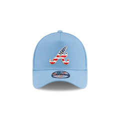 Atlanta Braves Red. White & Blue 9FORTY A-Frame Snapback Hat