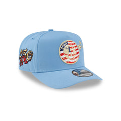 Brooklyn Nets Red. White & Blue 9FIFTY A-Frame Snapback Hat