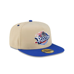 Detroit Pistons Hardwood Classics 2000s Gold 59FIFTY A-Frame Fitted Hat