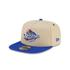 Detroit Pistons Hardwood Classics 2000s Gold 9FIFTY A-Frame Snapback Hat