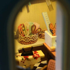 Tailor Shop DIY Mini House Kit l DIY Miniature Kit