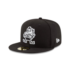 Cleveland Browns Black & White 59FIFTY Fitted Hat