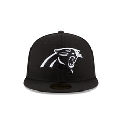 Carolina Panthers Black & White 59FIFTY Fitted Hat