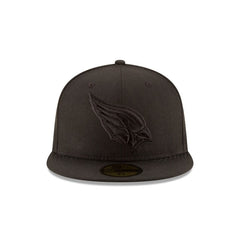 Arizona Cardinals Black On Black 59FIFTY Fitted Hat