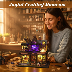 Magic Treasure House DIY Miniature Dollhouse Kit