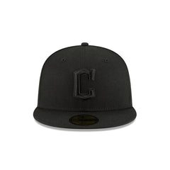 Cleveland Guardians Blackout Basic 59FIFTY Fitted Hat