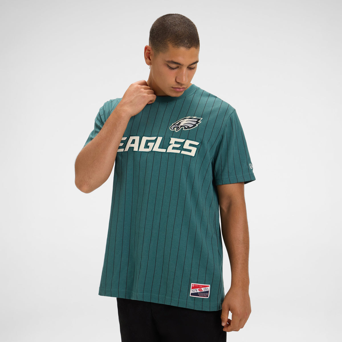 Philadelphia Eagles Throwback Retro Pinstripe T-Shirt
