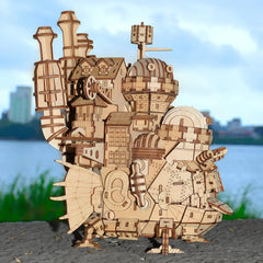 Hal’s Moving Castle – 3D Wooden Puzzle Kit