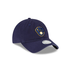 Milwaukee Brewers Women's Core Classic Navy 9TWENTY Adjustable Hat