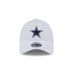 Dallas Cowboys White 9TWENTY Adjustable Hat