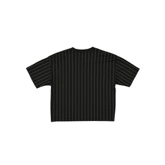 Chicago White Sox Throwback Women's Cropped Pinstripe T-Shirt