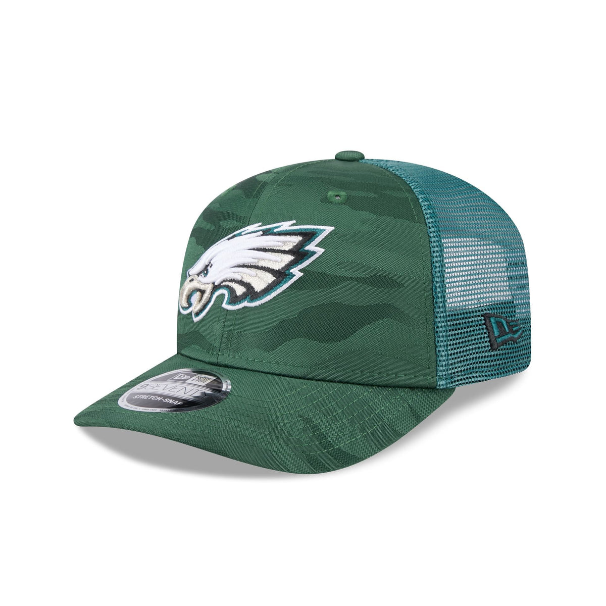 Philadelphia Eagles Camo 9SEVENTY Trucker Stretch-Snap Hat