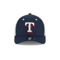 Texas Rangers Linen 9FORTY M-Crown Snapback Hat