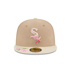 Chicago White Sox Hand Stitched Floral 59FIFTY Fitted Hat