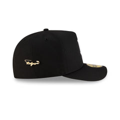 Los Angeles Dodgers Black Script Safety Pin 59FIFTY A-Frame Fitted Hat