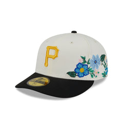 Pittsburgh Pirates Tonal Florals White 59FIFTY Fitted Hat