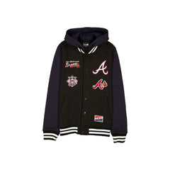 Atlanta Braves Throwback Black Jacket