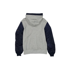 Alpha Industries x New York Yankees Gray MA-1 Full Zip Fleece Jacket