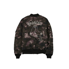 Alpha Industries x Boston Red Sox Black Camo MA-1 Bomber Jacket