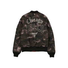 Alpha Industries x Chicago Bulls Black Camo MA-1 Bomber Jacket