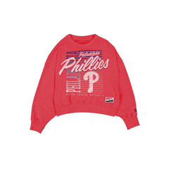 Philadelphia Phillies Throwback Women's Washed Crewneck