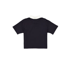 Atlanta Braves Throwback Women's Cropped Polo