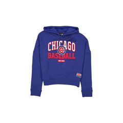 Chicago Cubs Throwback Women's Glitter Hoodie