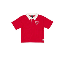 Kansas City Chiefs Throwback Women's Cropped Polo