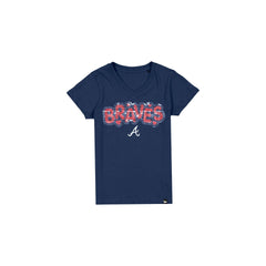 Atlanta Braves Flip Sequin Girls T-Shirt