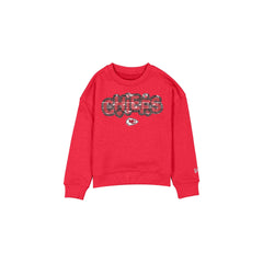 Kansas City Chiefs Flip Sequin Girls Crewneck