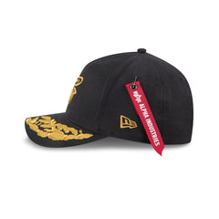 Alpha Industries x Baltimore Orioles Black 9FORTY M-Crown A-Frame Snapback Hat