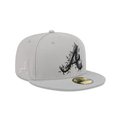 Atlanta Braves Cracked Cement 59FIFTY Fitted Hat