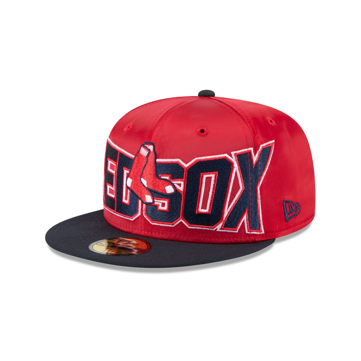 Boston Red Sox Bold Satin 59FIFTY Fitted Hat