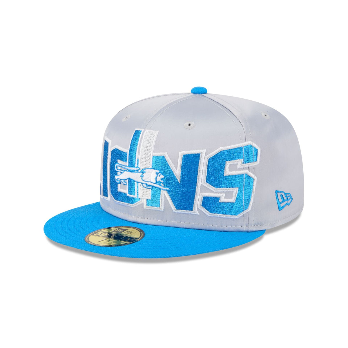 Detroit Lions Bold Satin 59FIFTY Fitted Hat