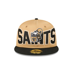 New Orleans Saints Bold Satin 59FIFTY Fitted Hat
