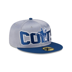 Indianapolis Colts Bold Satin 59FIFTY Fitted Hat