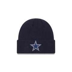 Dallas Cowboys Waffle Stitch Knit Beanie Hat