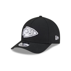 Kansas City Chiefs Black & White 9FORTY M-Crown A-Frame Snapback Hat