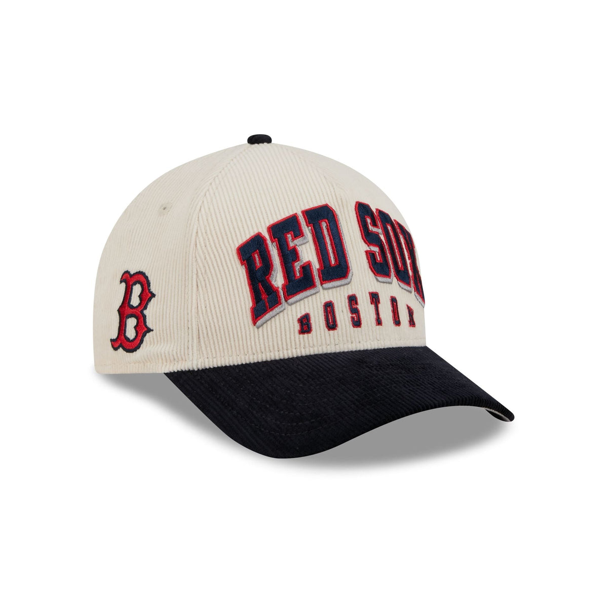 Boston Red Sox Stacked Corduroy 9FORTY M-Crown A-Frame Snapback Hat