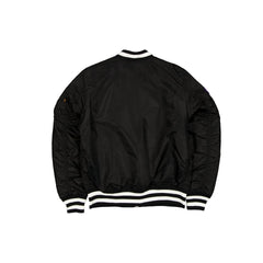 Alpha Industries x Los Angeles Dodgers Black MA-1 Bomber Jacket